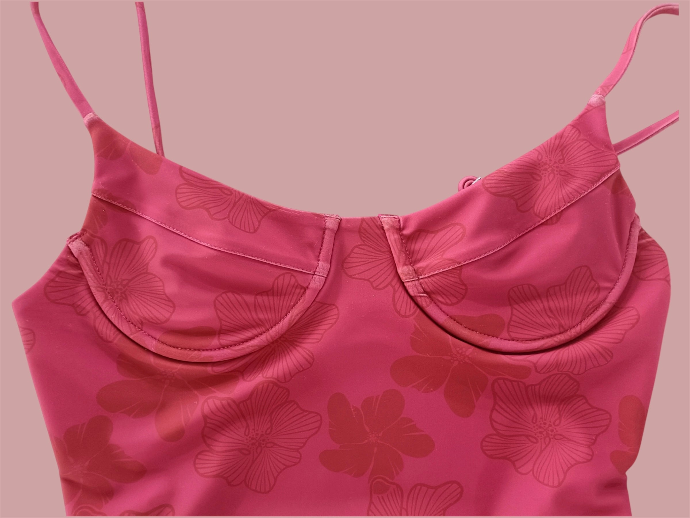 Aria Long One-piece (Pink)★バカンスルック★[Grace U] Reagan One Piece | Hanaxswim