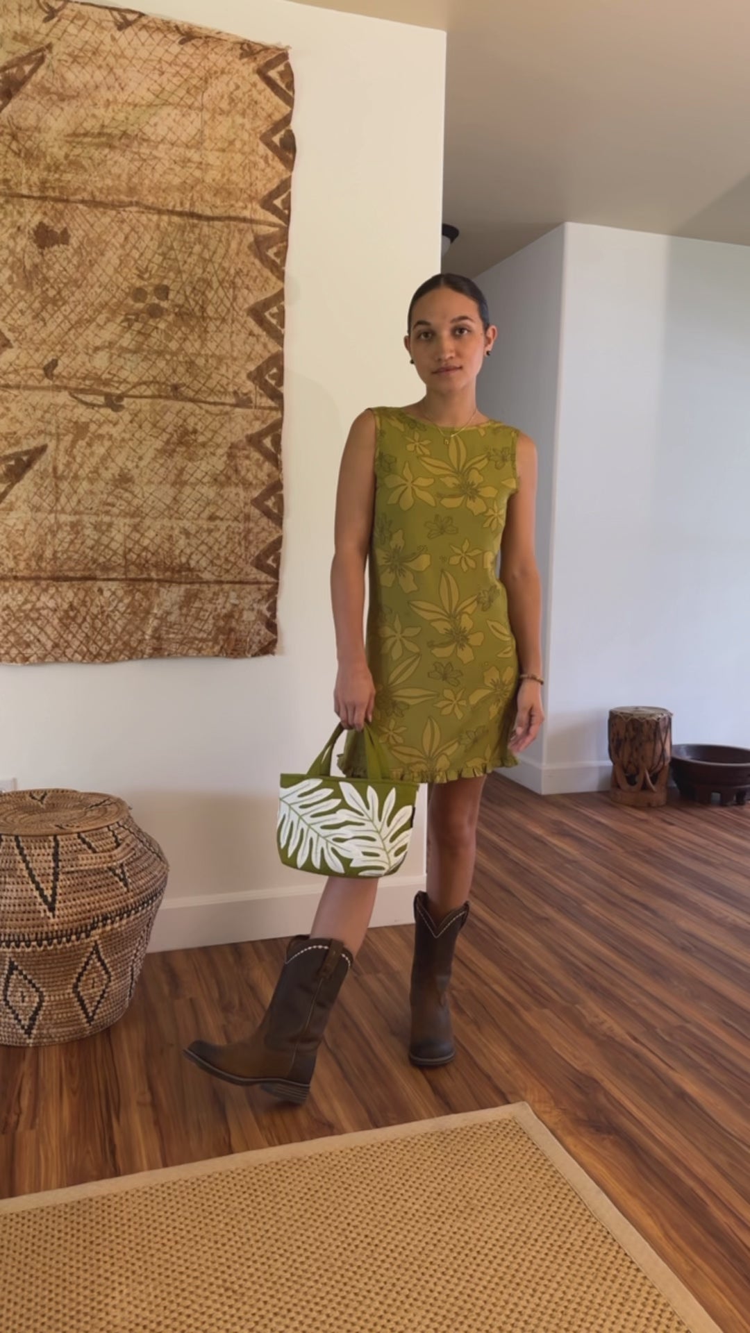 hanea mini dress rita mota wearing for love & lemons 'hanea mini dress'
